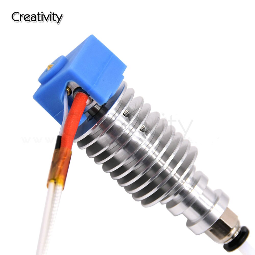Kit de extrusora V5 j-head Hotend E3D Bowden V5, bloque de calentador 12/24V para Anycubic I3 Mega/Chiron, piezas de impresora 3D VS V6 Hotend, 2 uds.