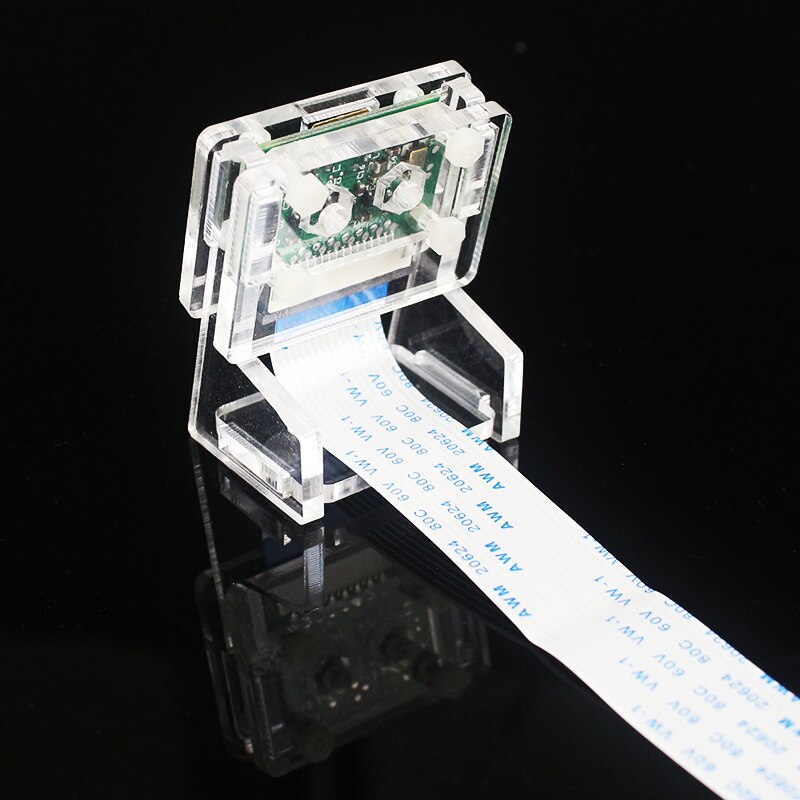 Raspberry Pi 4 Camera Module 5MP Raspberry Pi 3 1080P 720P Video Camera + Acrylic Holder for Raspberry Pi 4 / 3B Plus/ 3B Camera