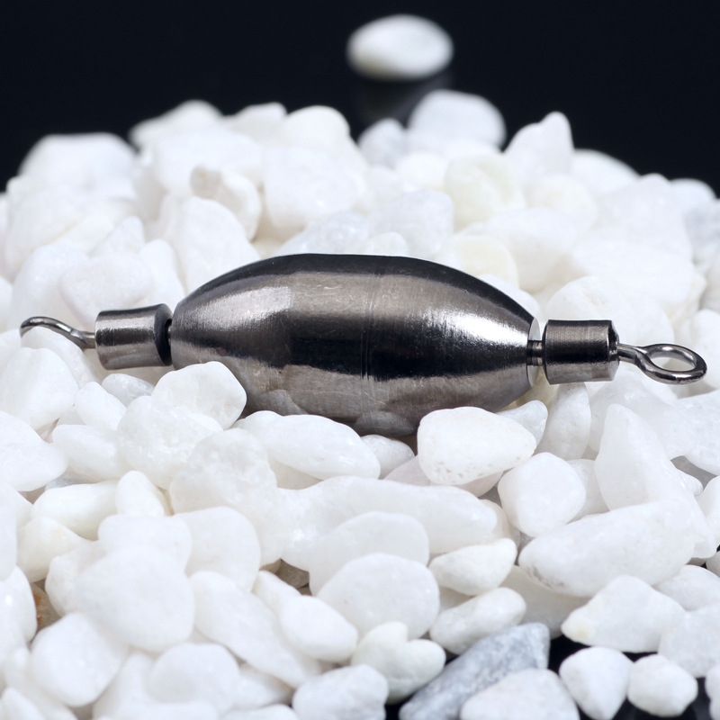 10 pièces poids de pêche pivotant balle plombs roulant en laiton pendentif contrepoids amovible rapide plomb pour eau douce salée