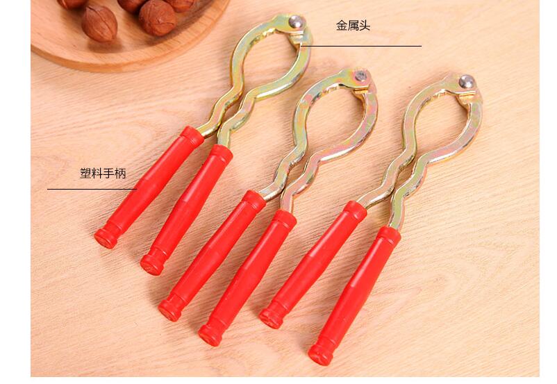 ,Kitchen Gadget,Multifunction Go Walnut Clip, Iron + Plastic Flake Nut Shell Tools, .