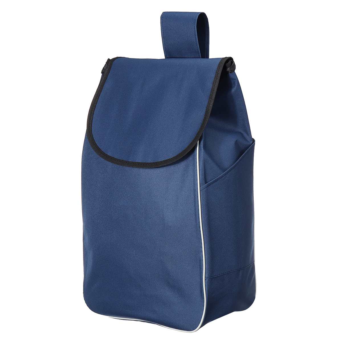 Foldable Shopping Trolley Bag Tote Cart Carts Trolley Bag Basket Luggage Rain Proof Thickened Canvas NO cluding Cart