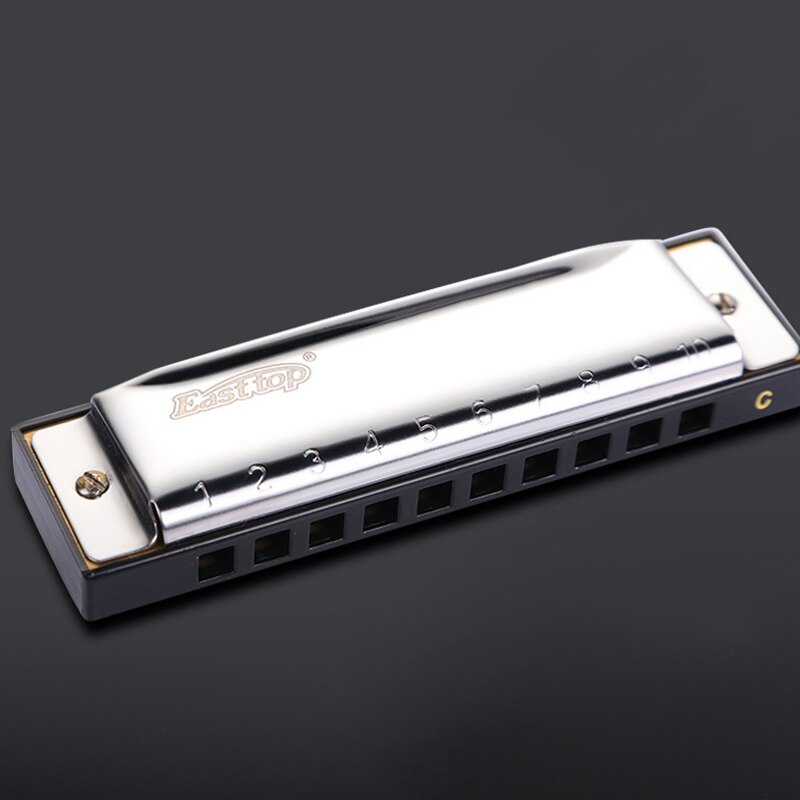 10 Hole Blues Harmonica C Tone Volwassen Beginner ... – Grandado