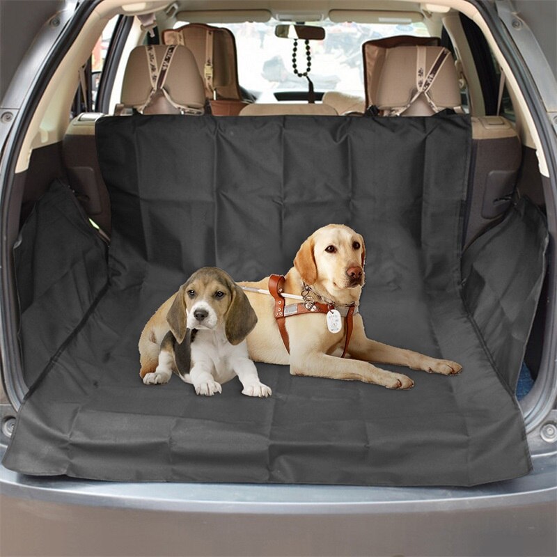 Oxford Voetafdruk Hond Carriers Achter Back Waterdichte Pet Car Seat Cover Matten Hangmat Protector Met Veiligheidsgordel: style2 A