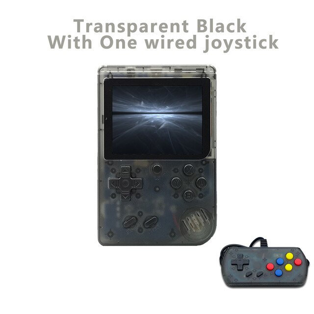 Powkiddy Q3A Video Spiel Retro Konsole 8 Bit Retro Mini Tasche Handheld-Spiel-Player Gebaut-in 168 Klassische Spiele kinder: Black t And joystick