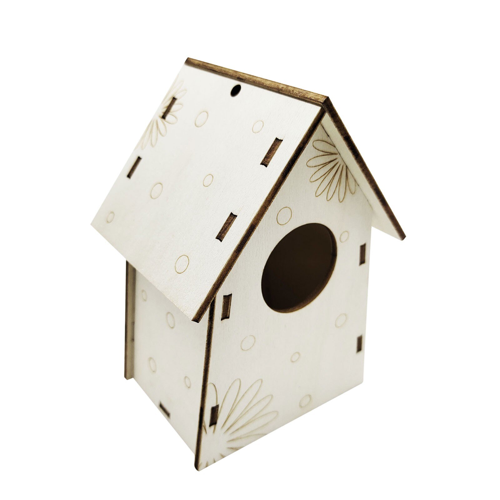 Mother's Day Diy Bird House Kit Nests House Bird House Bird Box Wooden Box Home Decoration Accessories Pets Supplies: B