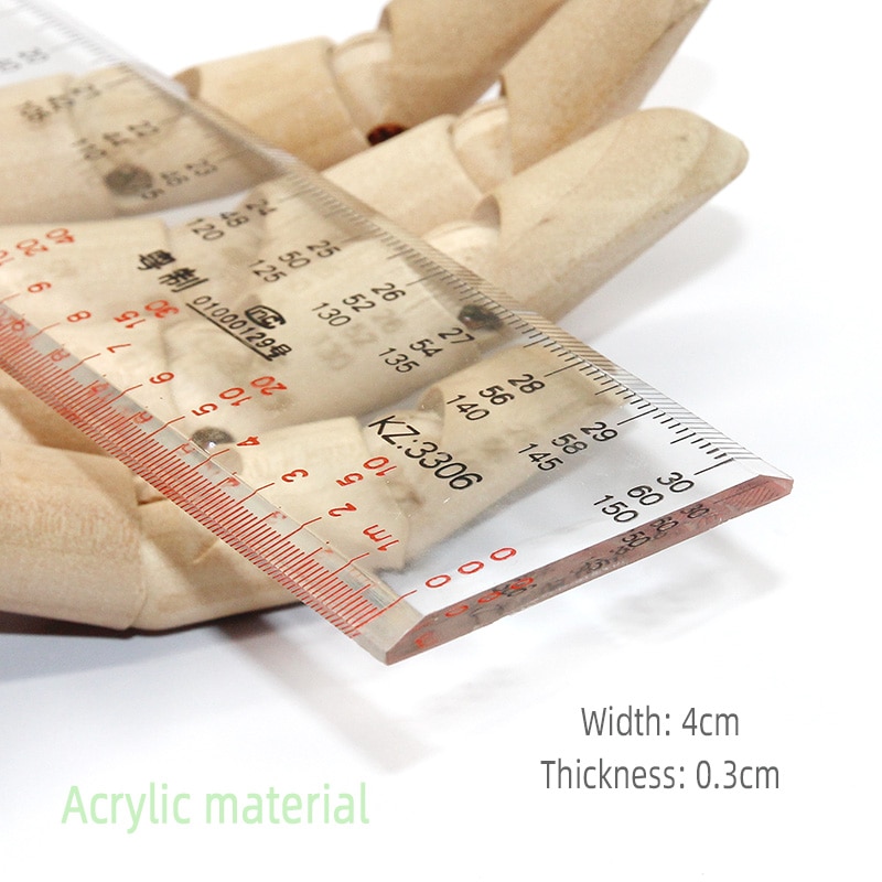 Multi-scale scale acrylic ruler engineer architect technical architecture drawing tool drawing ruler