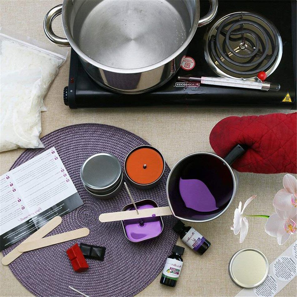1.2 Kaars Melting Pot Wax Smelten Cup Wax Smelten Pot Kaars Maken Gieten Pot Voor Thuis Diy Kaars Winkel Gieten pot