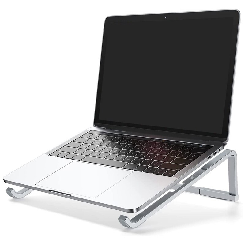 Foldable Laptop Stand for Desk,Portable Computer Stand, Ergonomic Aluminum Stand, Laptop Riser Holder Compatible: Default Title
