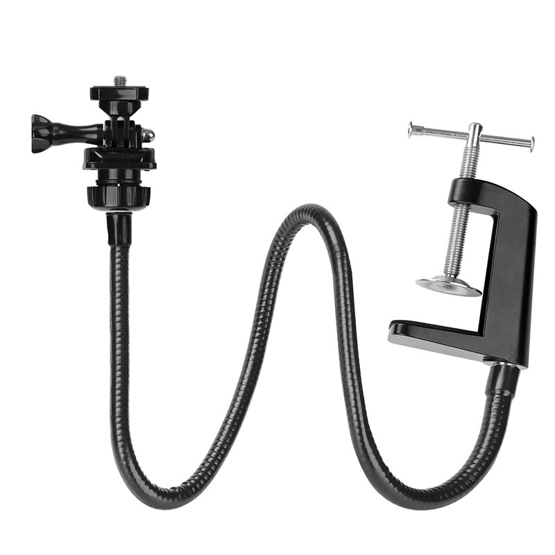 -Webcam Stand, Upgraded Webcam Mount Stand with Flexible Gooseneck Arm and Clamp, Suit for Logitech Webcam C920,C922,C930: Default Title