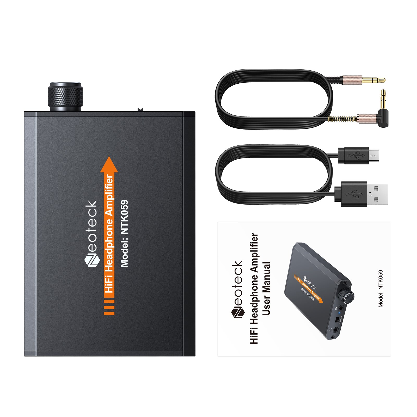 ESYNiC amplificatore per cuffie HiFi 16-150mu portatile con Jack AUX da 3.5mm interruttore di guadagno amplificatore di potenza per auricolari per telefono cellulare MP3/4: NTK059c