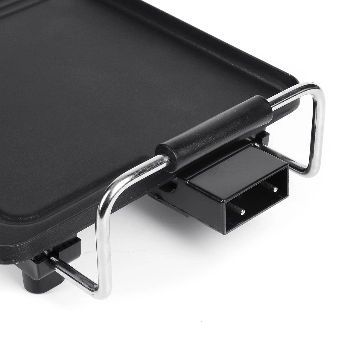 Barbecue électrique en aluminium antiadhésif, 1200W, 48x27cm, sans fumée, prise ue/US
