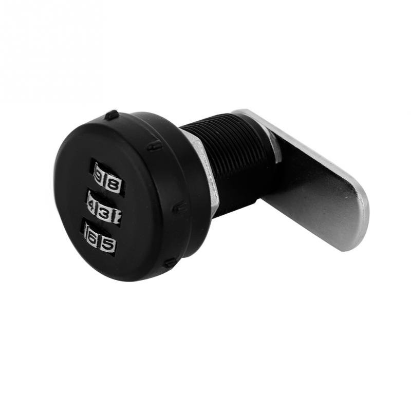 3 Digit Code Password Lock Combination Cam Cabinet Lock Zinc Alloy Smart Password Security Coded Lock cerradura inteligente