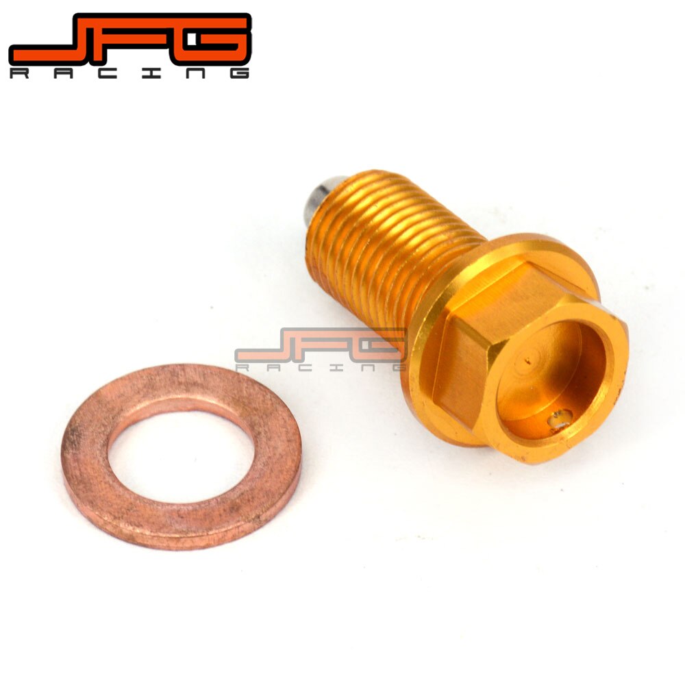 M12x1.25 Magnetic Oil Drain Plug For Suzuki RM125 250 1993-2008 - Foto 8