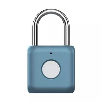 Xiaomi-cerradura inteligente con huella dactilar para puerta, candado antirrobo con carga USB, sin llave, con estuche de viaje para cajón, modelo Kitty Mijia: Blue