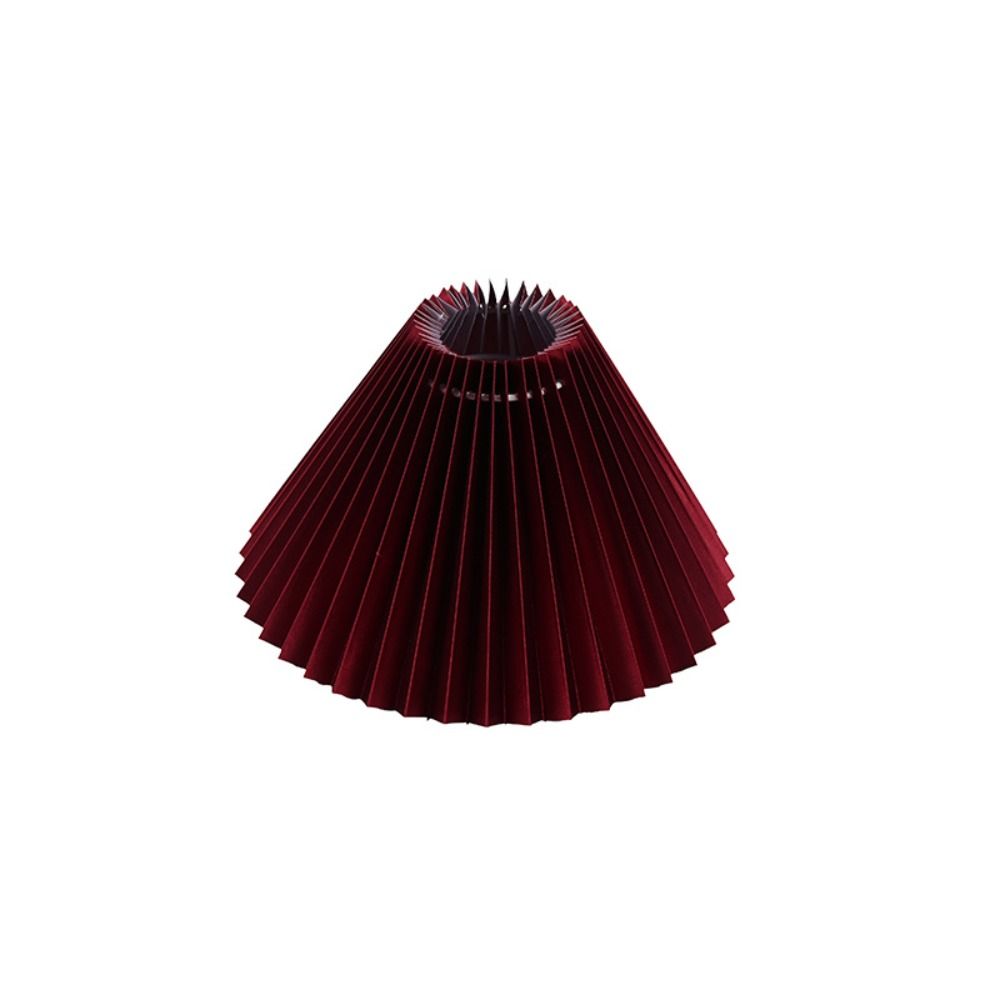 Deckendekor moderner Plissee Lampenschirm Minimalistisch Waschbar Kronleuchter Abdeckung retro DIY Tischlampe Abdeckung Wandlampe: verrotten
