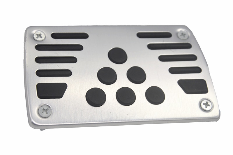 Bil styling aluminium automatisk biltransmission 2 stk skridsikker bilpedal sæt sæt pedali speederpedal bremsepedal