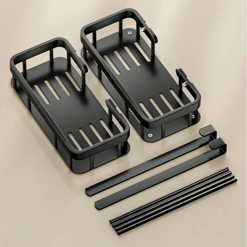Support de rangement salle de bain sur la porte, caddie de douche, étagère suspendue de salle de bain, étagère de douche Double couche, organisateur de caddie de salle de bain