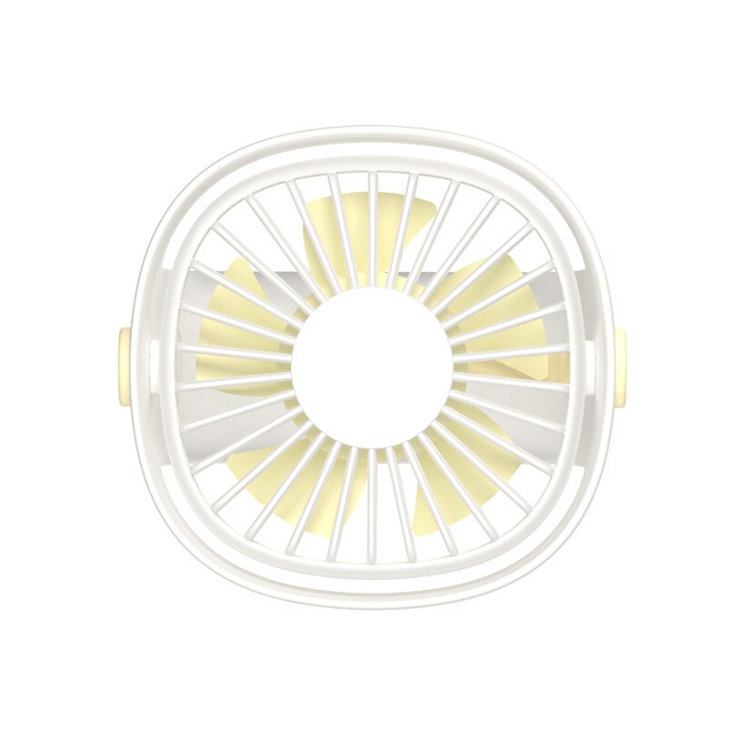 Cafele tragbarer usb-ventilator, mini-clip-desktop-ventilator, leiser ventilator mit 3 geschwindigkeiten, für zuhause, studentenwohnheim, nachttisch, desktop-büro-ventilator: Weiß