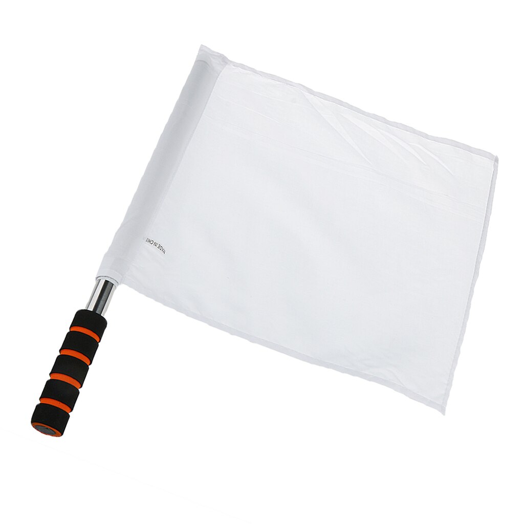 MagiDeal professionioanl 1Pc bandiera palmare atletica bandiera arbitro in acciaio inossidabile bandiera segnale pista e campo 4 colori scegli