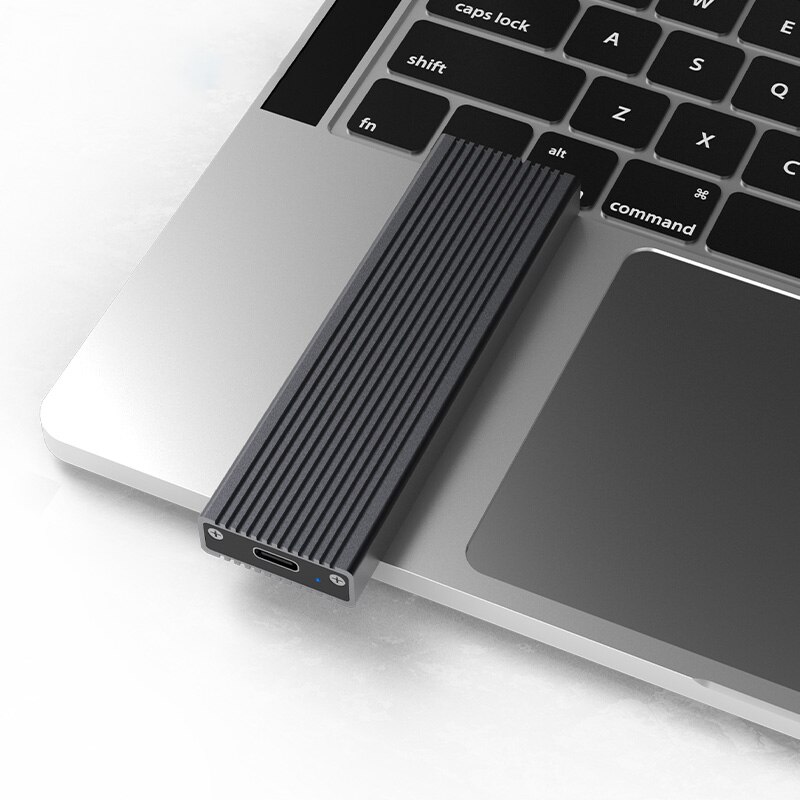 USB 3,1 zu M.2 NGFF SSD Gehäuse Aluminium Mobile SSD Adapter Karte Externe Gehäuse Passt B-Schlüssel B + M Key NGFF SSD