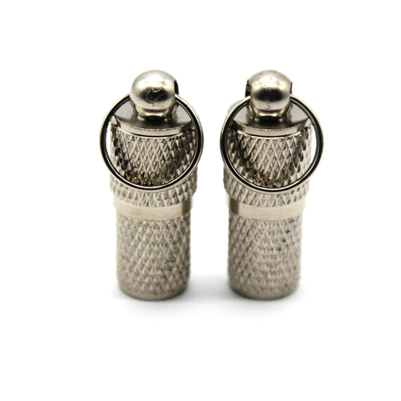 Pendentif adresse pour animaux de compagnie chien chat Tube de rangement Anti perte argent adresse étiquette chat étiquette d'identification pour animaux de compagnie collier en métal Tube collier