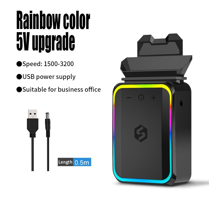 Vacuum Portable Laptop Cooler USB Air Cooler External Extracting Cooling Fan Laptop Adjustable Speed Cooler Notebook Accessories