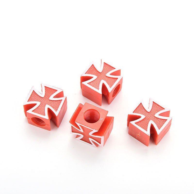 4Pcs Bicycle Tire Valve Caps Dice Ball Star Crown Shape Bike Tyre Wheel Stem Air Valve Cap Auto Truck Airtight Caps