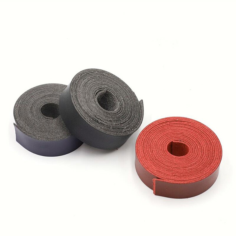 10 Meters Wide Black Leather Strip Heavy Webbing Strap Thick Knapsack Belt Clothing Sewing Handmade DIY Material Accessory