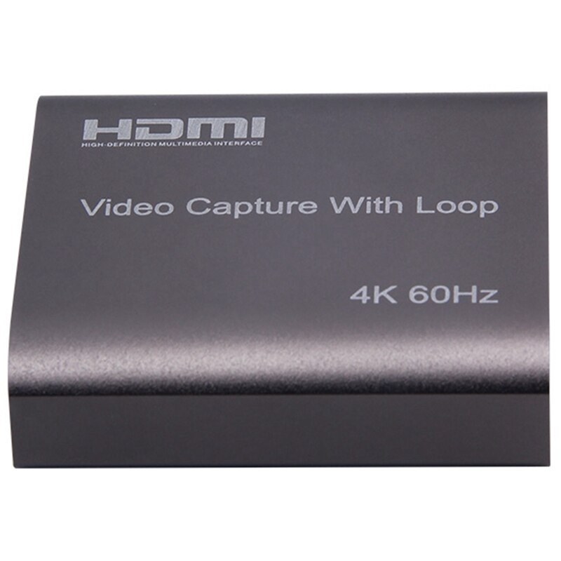 4K 60Hz HDMI Scheda di Acquisizione Video TV del Ciclo 1080P Gioco di Registrazione Piastra In Diretta Streaming Box USB 3.0 grabber per PS4 DVD Della Macchina Fotografica