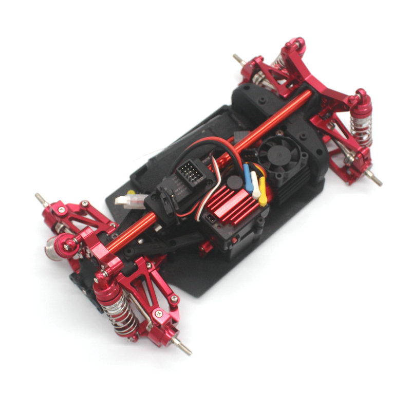 Mjx 14301 13402 14303 1/14 RC control remoto coche accesorios de mejora de metal amortiguadores de presión de aceite delanteros y traseros