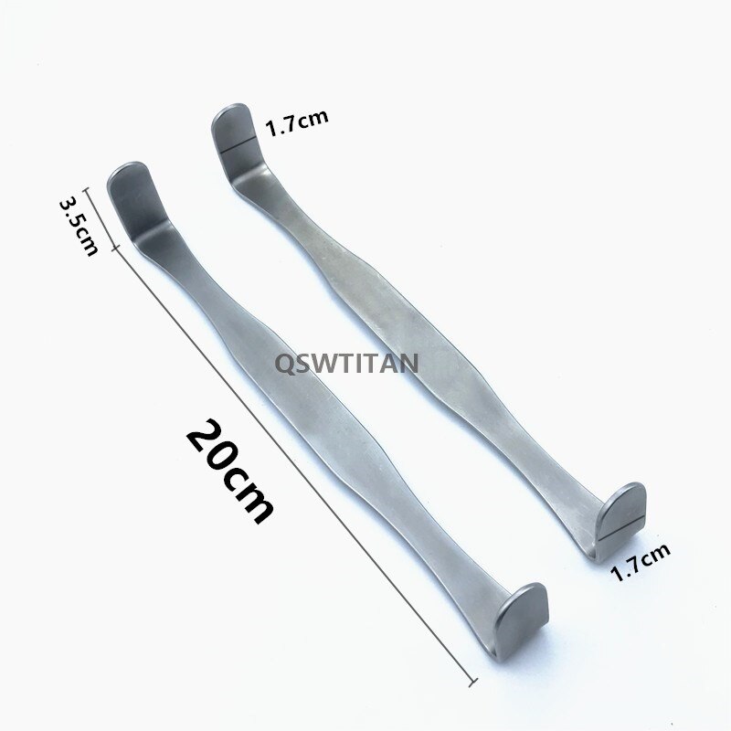 Écarteur Chirurgical Farabeuf, Lot De 2 Pièces à Double Extrémité, En Acier Inox - Foto 2