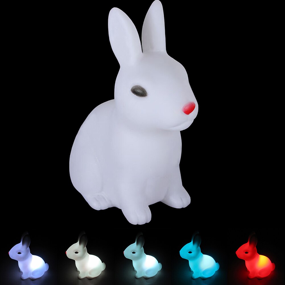 Desktop Rabbit Shape Cute Kids Bedroom PVC Colorfu... – Grandado