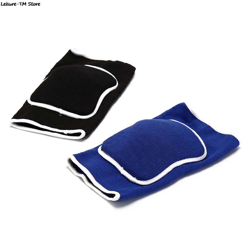1 Uds. Coderas y rodilleras tejidas gruesas esponjas de baloncesto soporte de choque almohadillas de apoyo de codo deporte y Fitness