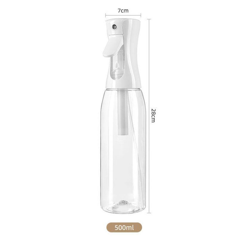 200ml/300ml/500ml højtryks kontinuerlig sprayflaske hårpleje makeup vandpåfyldningssprayflaske tryk tåge sprayflaske: Lysegul