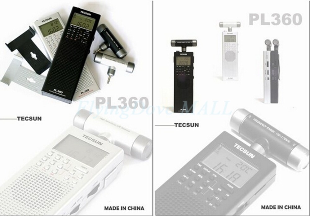 Tecsun PL-360 Pl 360 PL360 Digitale Radio Am Fm Sw... – Grandado