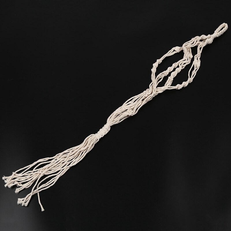 Macrame Plant Hangers - 4 Pack, In Different Designs - Handmade Indoor Wall Hanging Planter Plant Holder - Modern Boho Home Deco