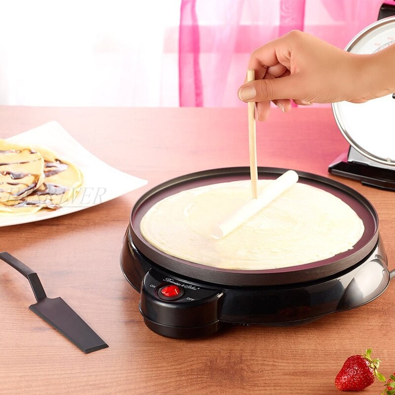 220V Non-stick Elektrische Crêpe Pizza Maker Pannenkoek Maker Crêpe Making Pan Voor Huishoudelijke Keuken Tool Koken pan
