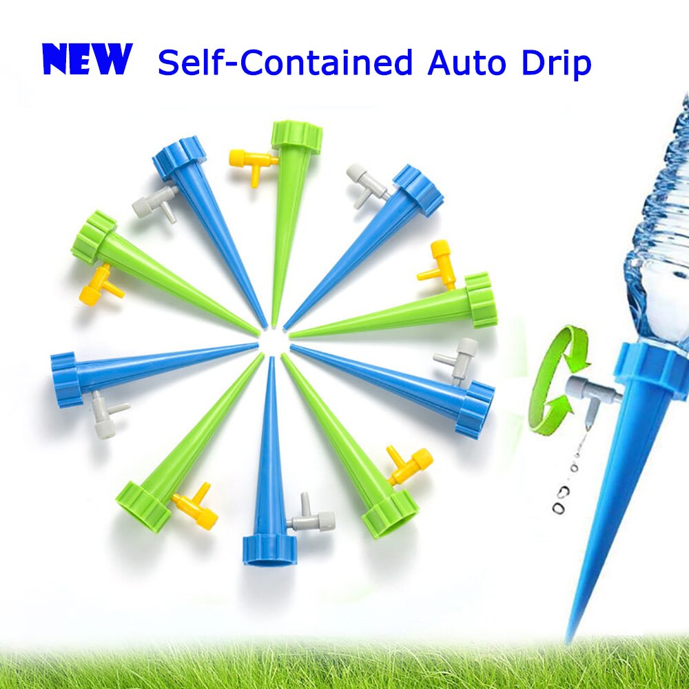 1/12PCS Self-Contained Auto Drip Irrigation System for Home Garden Household Plants Automatic Watering Kits Waterers For Flower