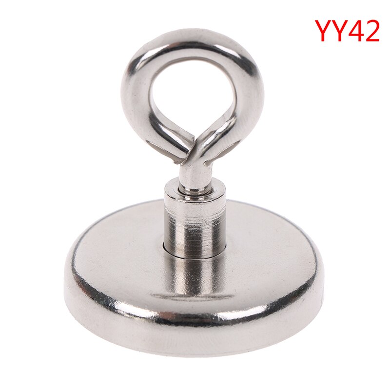 1 Pc Strong Neodymium Magnet Round Pulling Force River Fishing Magnetic Hooks: 42