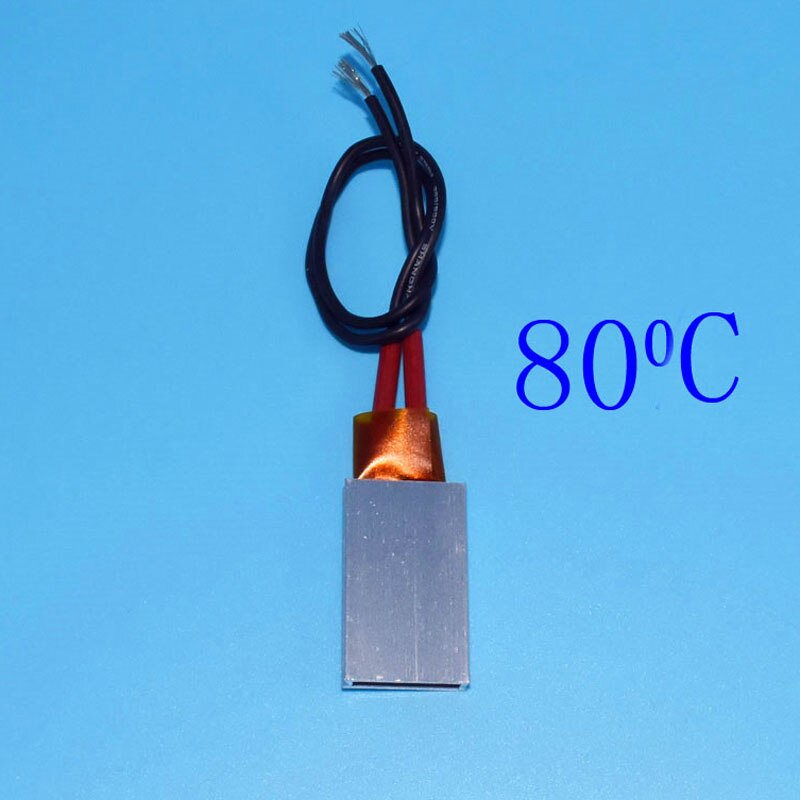 Calentadores Ptc de 12V, accesorios para secador de pelo, calentador de aire de 80/120/220 grados Celsius, 2 uds.