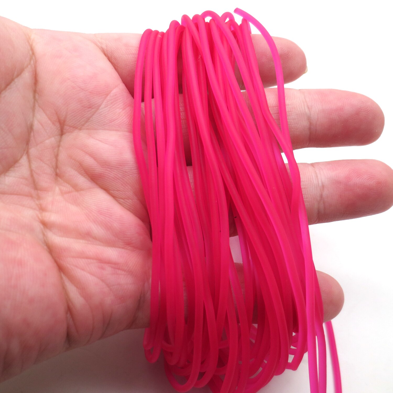 1.6mm rubber solid elastic rubber line 10m rubber line for fishing traditional level round elastic rope tied line fish