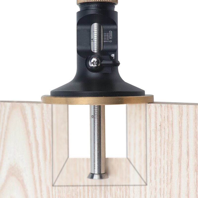 Precision European Scriber Ruler Marking Gauge Fine-tuning Automatic Alloy Line Scribing Depth measurement Tools