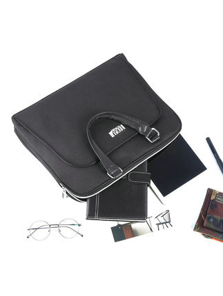 Sort business dokumentmappe kvinder herre dokumenttaske  a4 dokumentmappe dokumentmappe etui