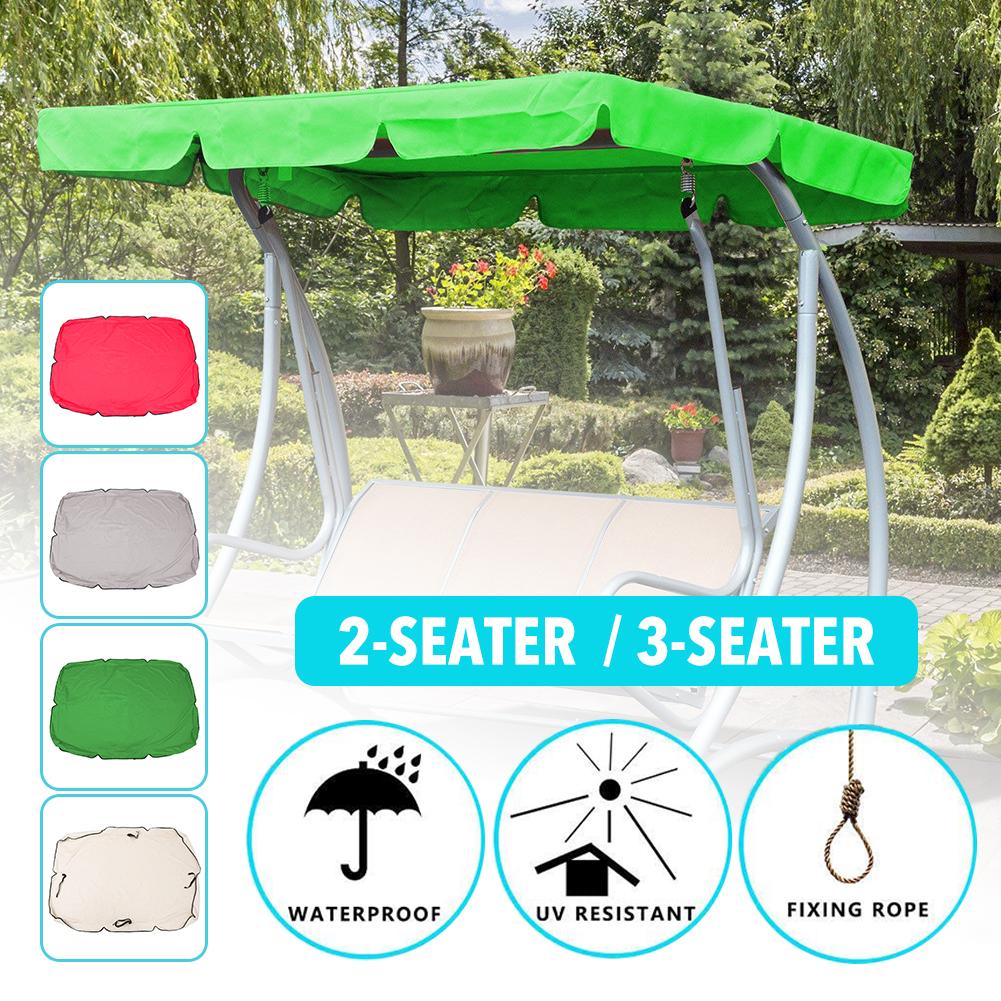 Waterproof Roof Canopy Replacement Swing Chair Awning For Summer Canopy Swings Garden Courtyard Outdoor Swing Chair Hammock