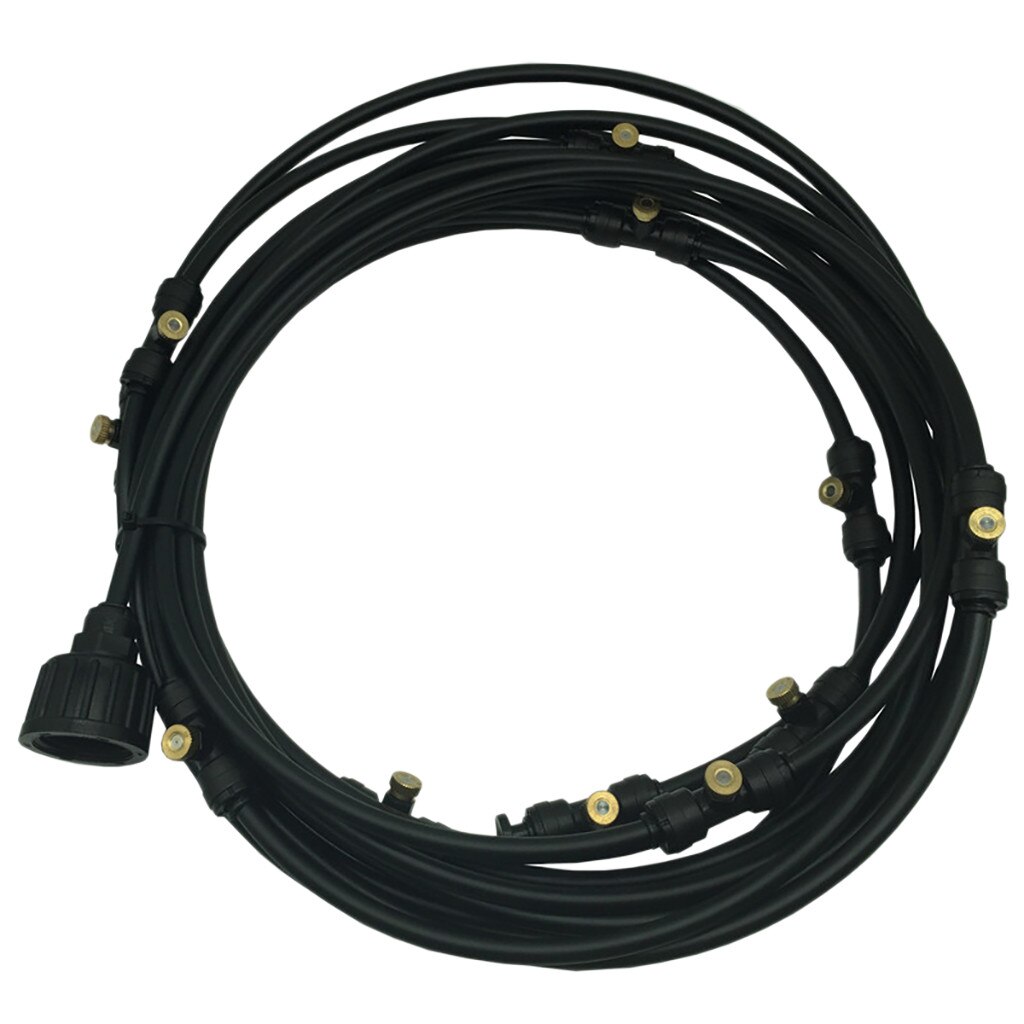 Garden Outdoor Misting Cooling Irrigation System Garden Irrigation Water Mister Nozzles Set Watering System Riego Por Goteo: A