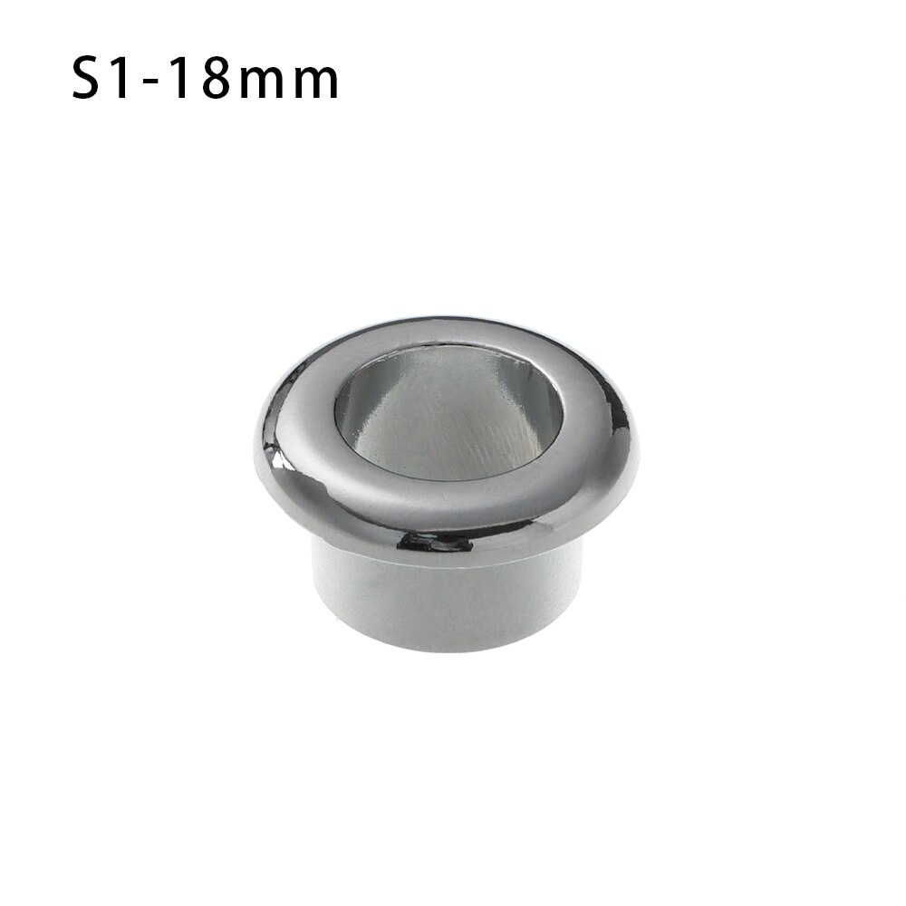 Computer Desk Cable Grommets Wire Hole Cover Cabinet Vent Hole Decor Plug Cable Outlet Port Furniture Hardware Line Organizer: 18mm silver