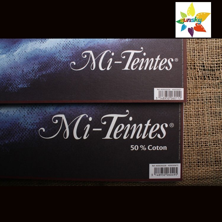 CANSON Mi-Teintes Pastel Paper Black Paper,24cmx32cm 32cmx41cm 16 Sheets,honey comb surface acid free 50% Cotton Spiral Bound