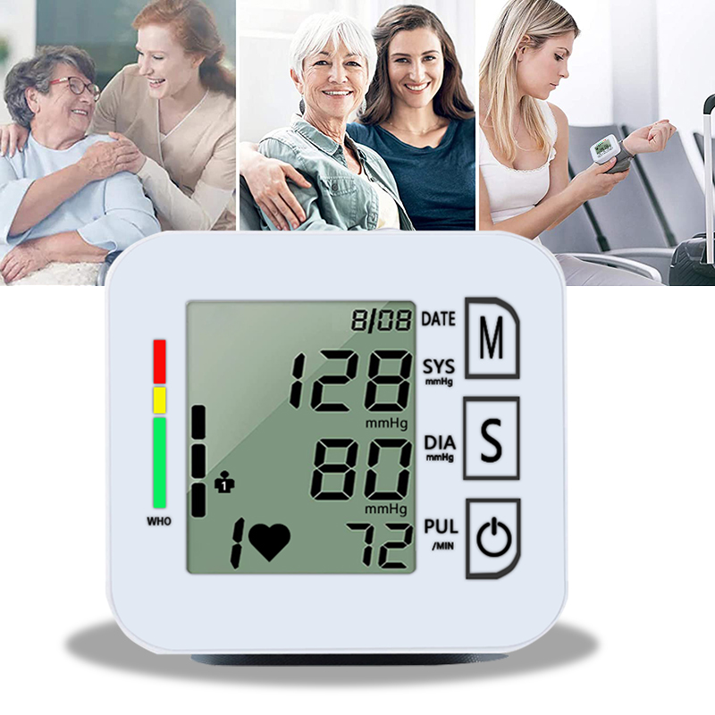 Automatische Digitale Pols Bloeddrukmeter Voor Meten Heart Beat Pulse Rate Dia Tonometer Bloeddrukmeter Oximeter