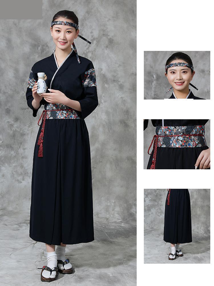 Sushi giapponese ristorante abiti da lavoro cameriere di Sushi Chef uniforme da lavoro Kimono giacca da cuoco per uomo e donna