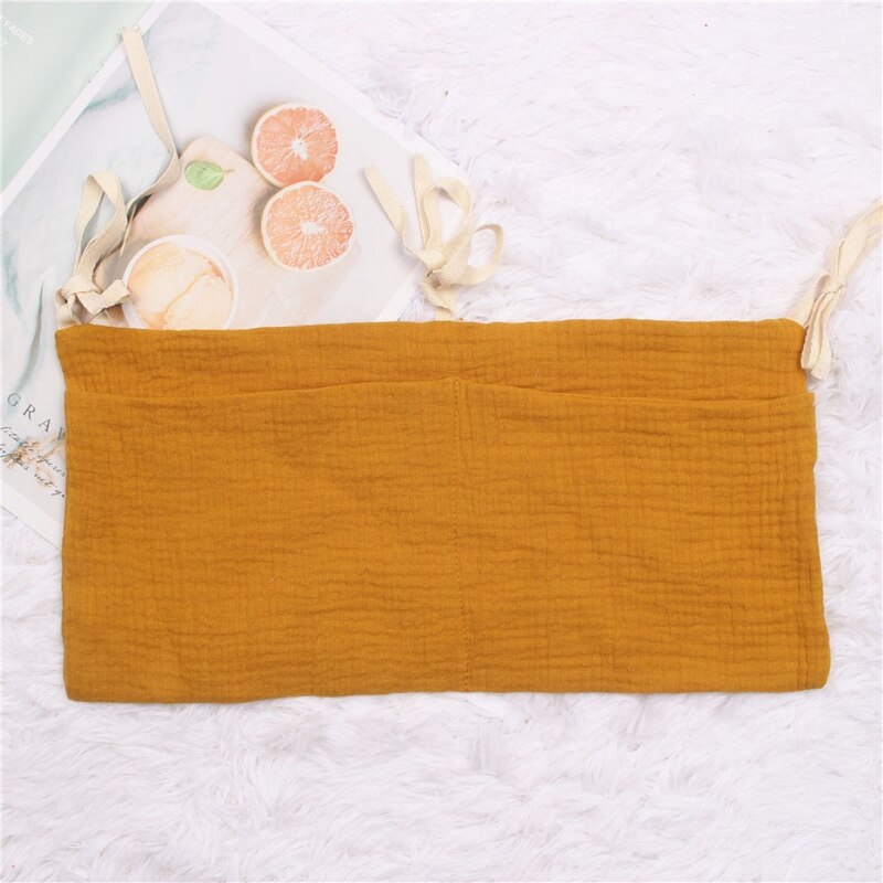 Sac de rangement pour jouets, bouteille de couches en coton pour berceau, sac de rangement pour jouets, utilisé pour ranger les vêtements de bébé, facile à accrocher,